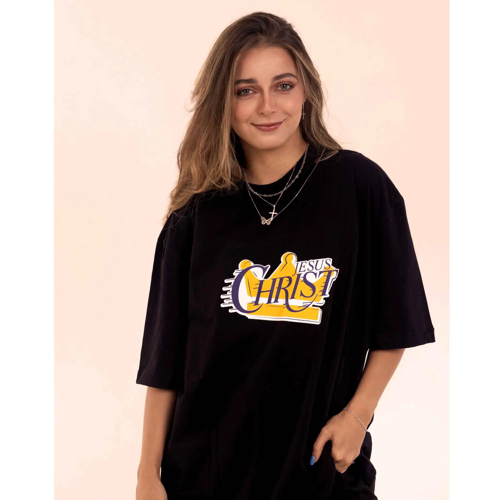 Camiseta Oversized Jesus Christ